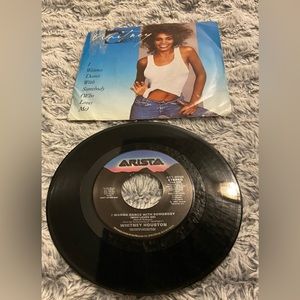 Whitney Houston I Wanna Dance With Somebody Single 45 rpm 7" Arista Records 1987